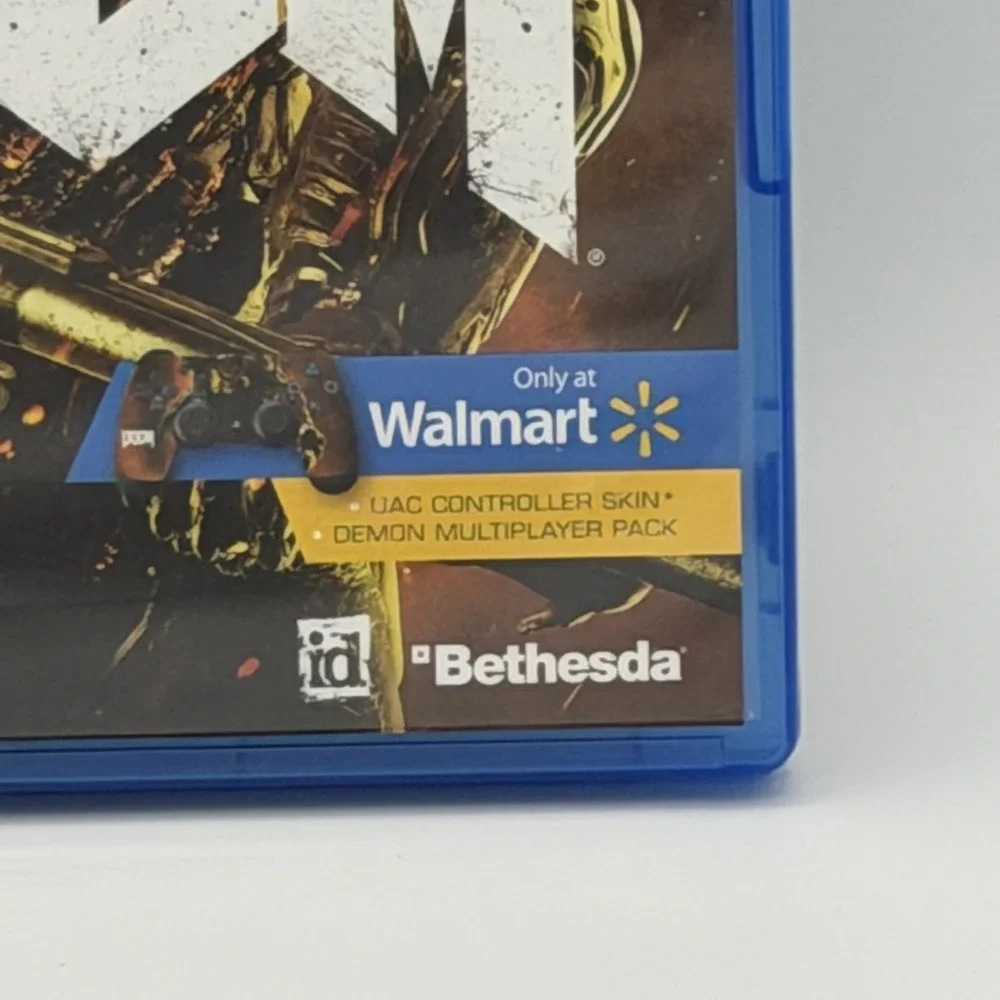 Doom Sony PlayStation 4 PS4 Walmart Exclusive Complete 2016 Shooter M Video Game